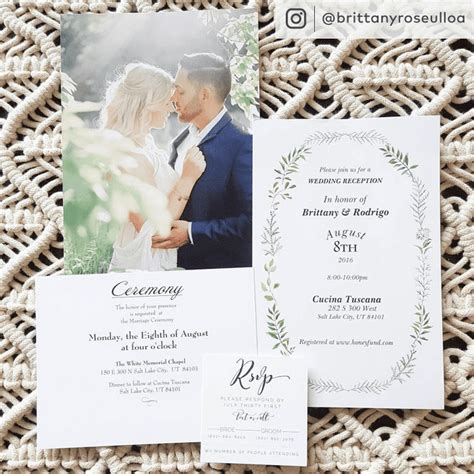 vistaprint wedding invitations.